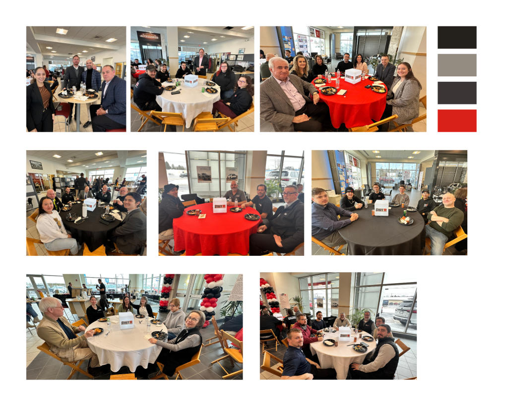 Steet Toyota of Yorkville Employees celebrating 30th Anniversary Lunch