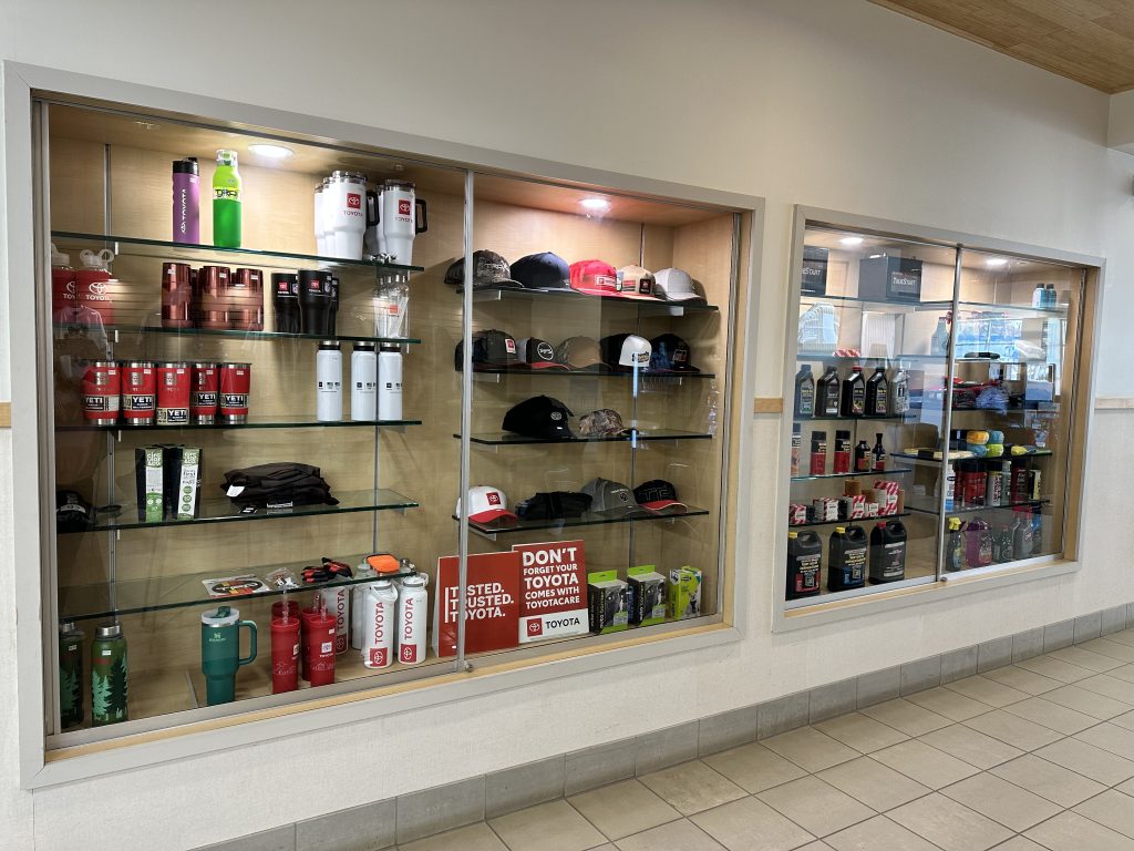 Toyota apparel and accessories at Steet Toyota of Yorkville