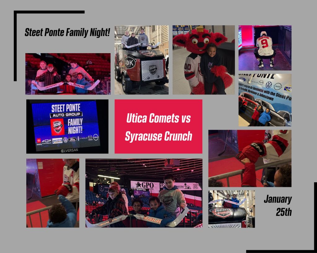 Second Steet Ponte Family Night at the Utica Comets Gamge