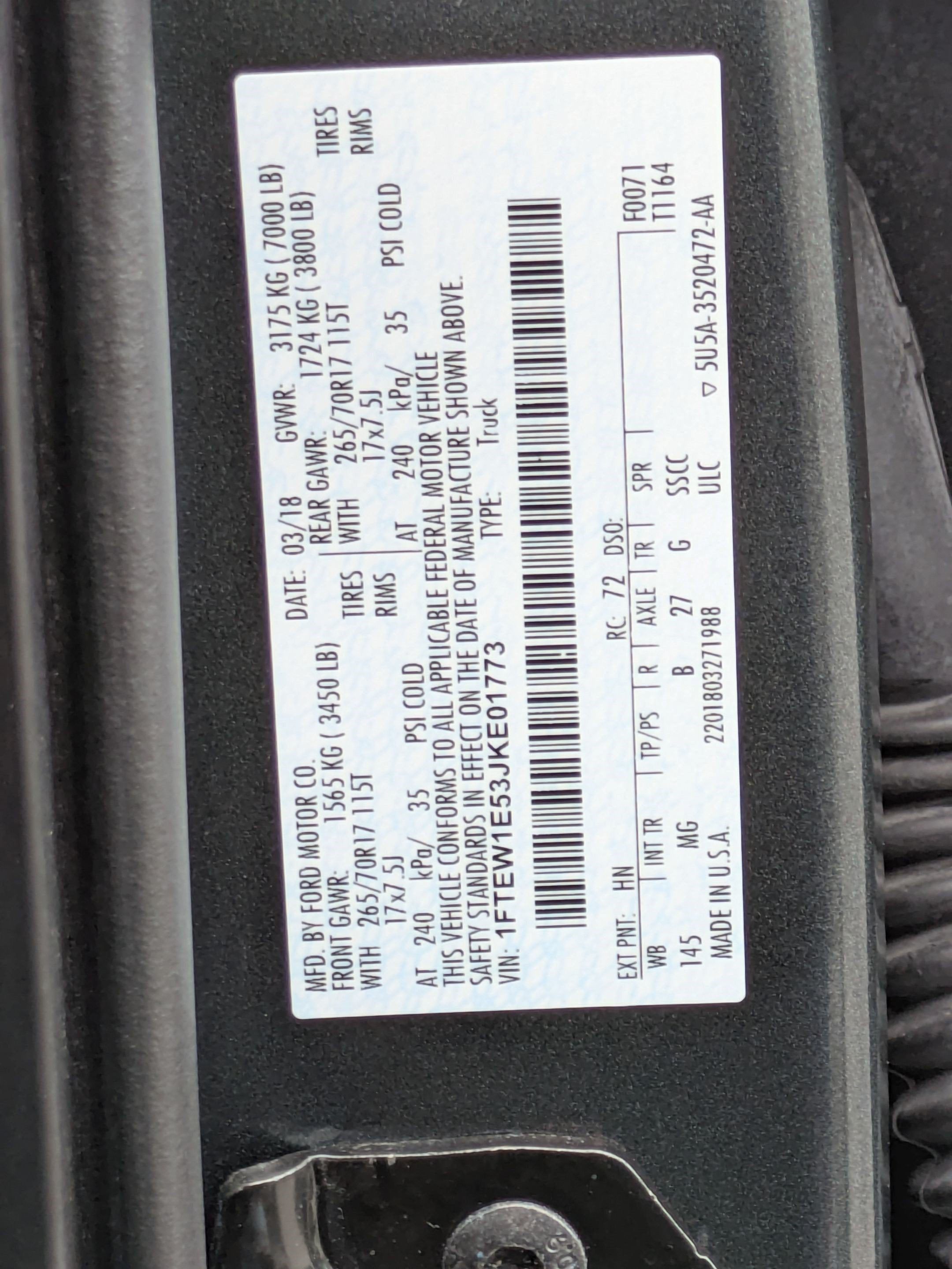 2018 Ford F-150 XLT