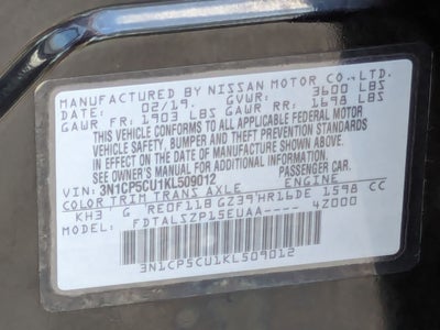 2019 Nissan Kicks SV