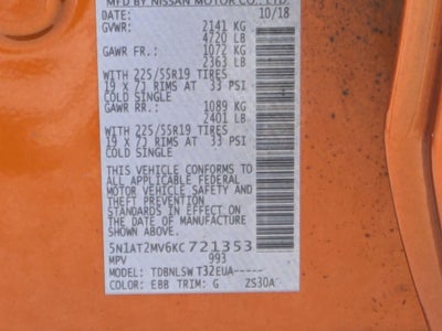 2019 Nissan Rogue SL