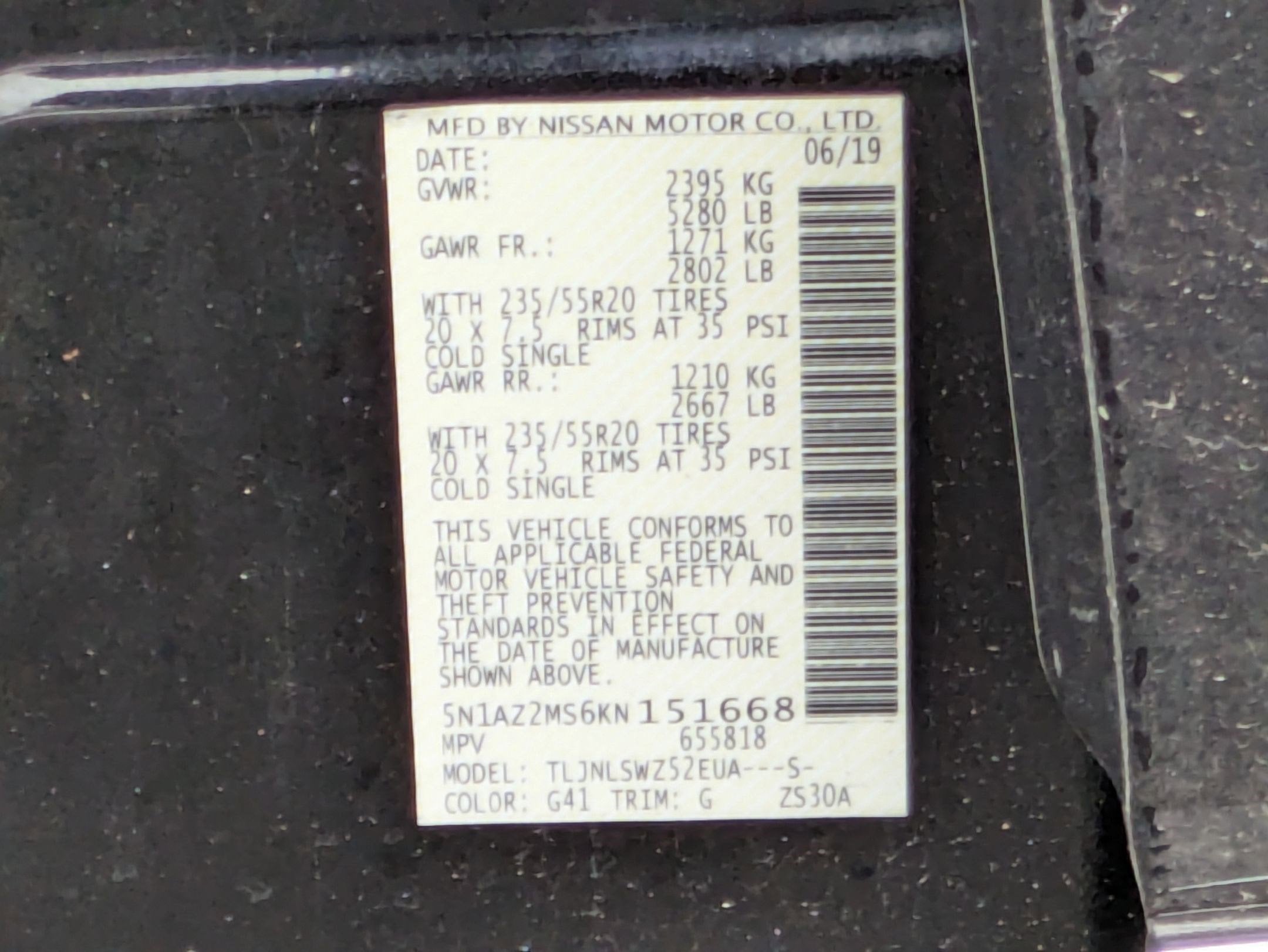 2019 Nissan Murano Platinum