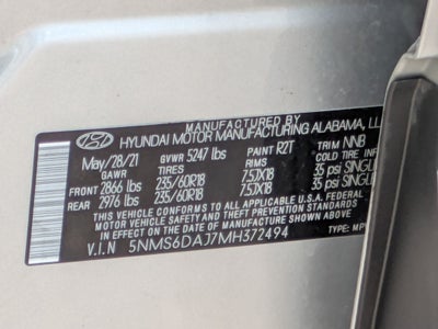 2021 Hyundai Santa Fe SEL