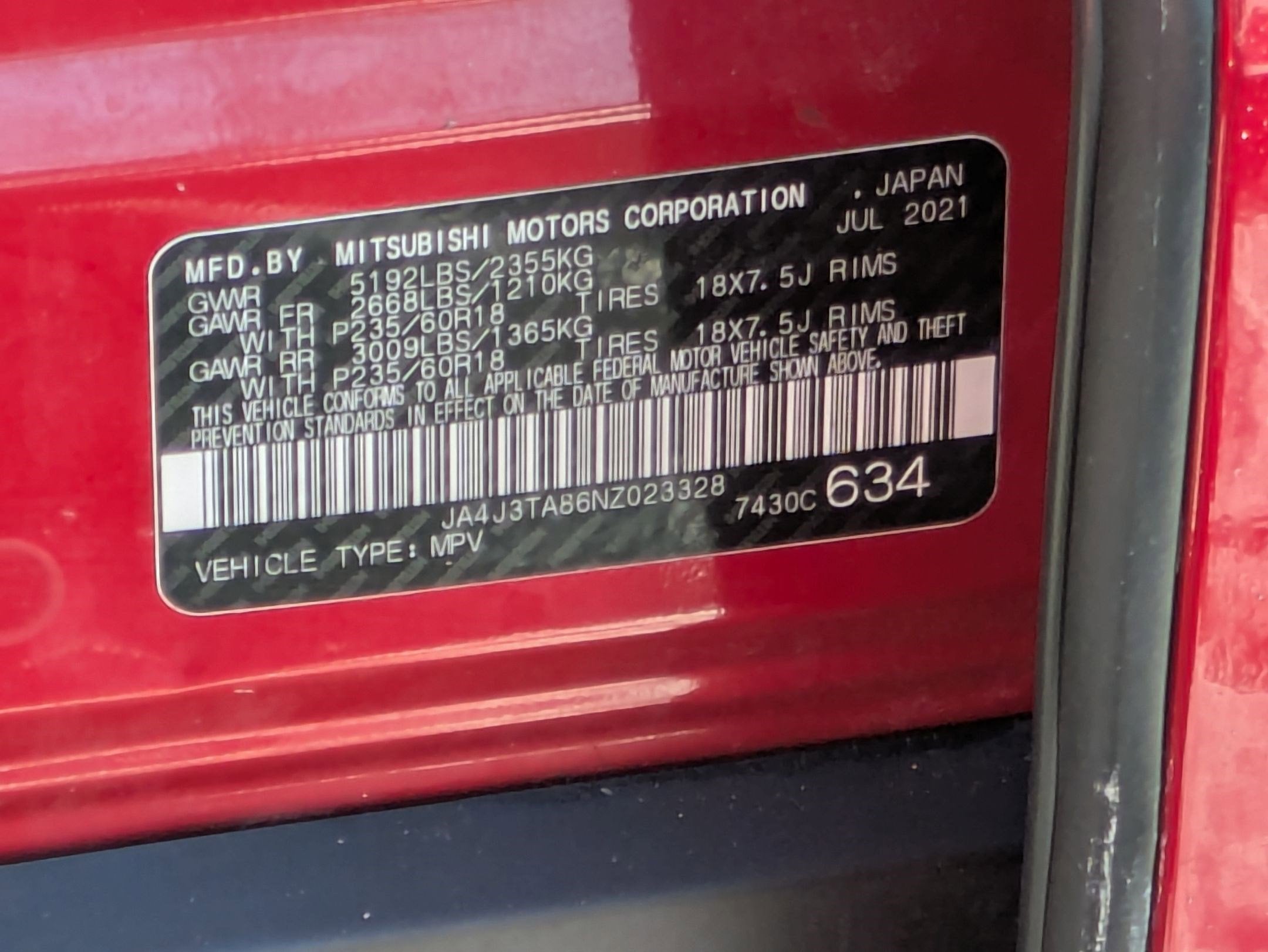 2022 Mitsubishi Outlander ES