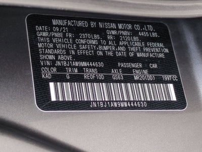 2021 Nissan Rogue Sport S