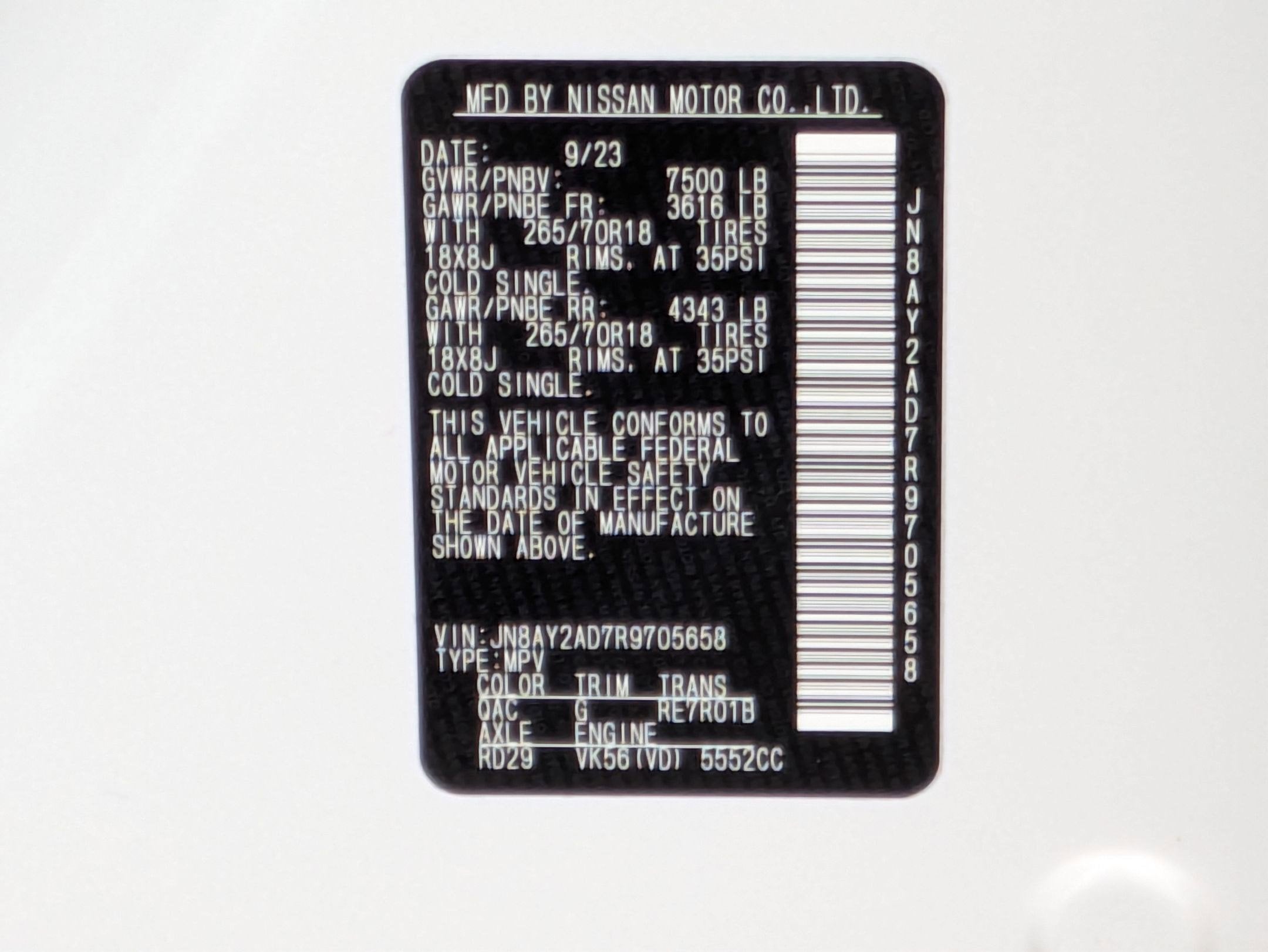 2024 Nissan Armada SV