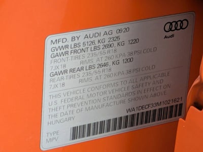 2021 Audi Q3 S line Premium