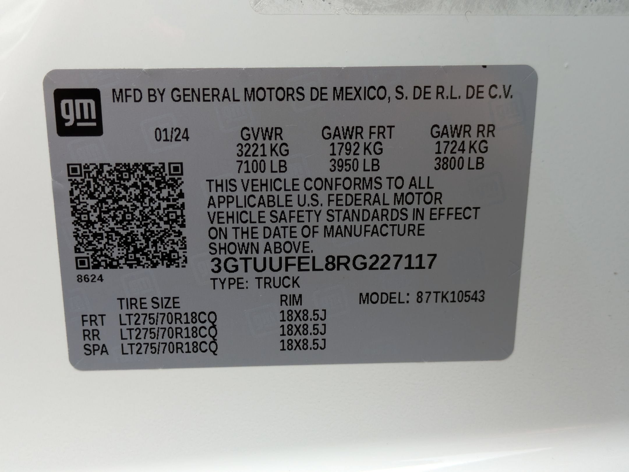 2024 GMC Sierra 1500 AT4X
