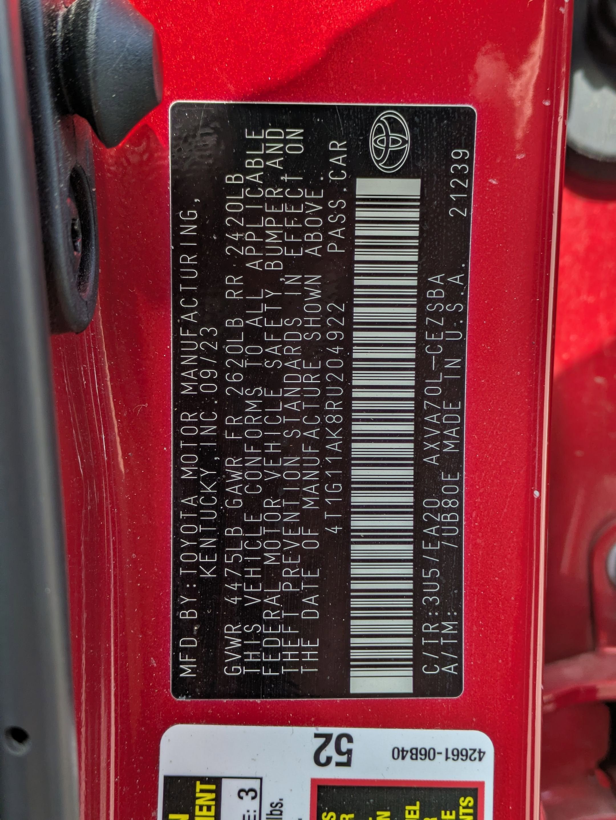2024 Toyota Camry Base