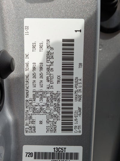 2023 Toyota Tundra 4WD SR5
