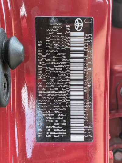 2021 Toyota Corolla LE