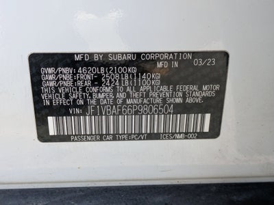 2023 Subaru WRX Premium
