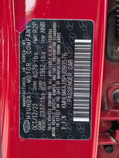 2023 Hyundai Elantra Hybrid Blue