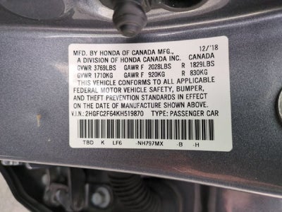 2019 Honda Civic LX