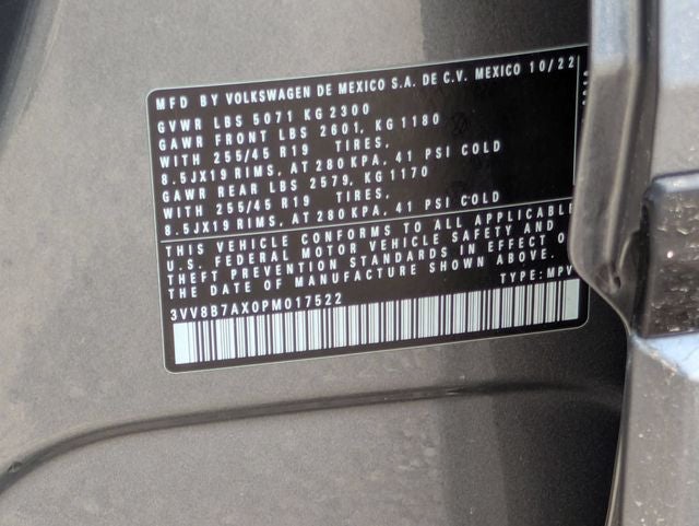 2023 Volkswagen Tiguan 2.0T SE R-Line Black