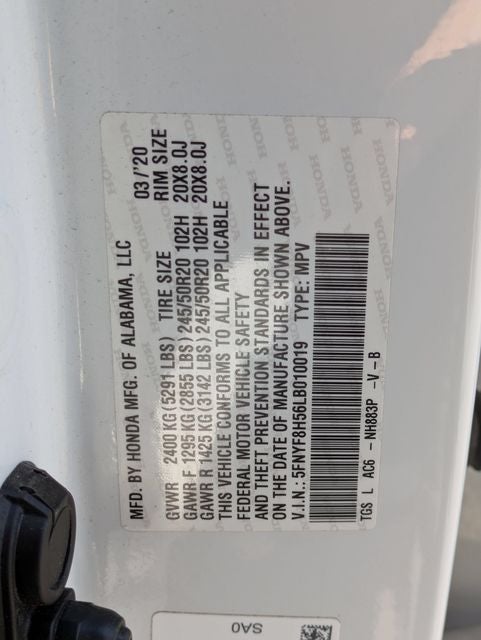 2020 Honda Passport EX-L