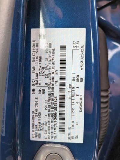 2022 Ford Escape SE