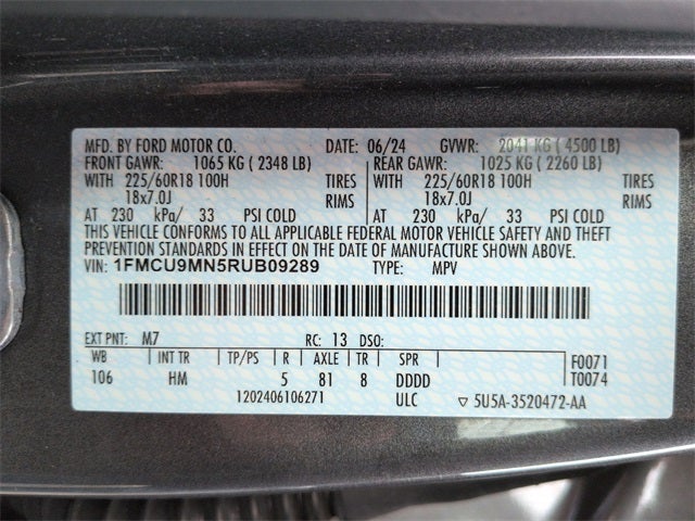 2024 Ford Escape ST-Line