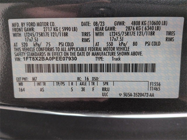 2023 Ford F-250SD XL 6.8 V8 Gas