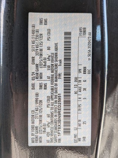 2024 Ford F-350SD XLT 7.3V8 Gas
