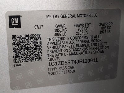 2018 Chevrolet Malibu LT