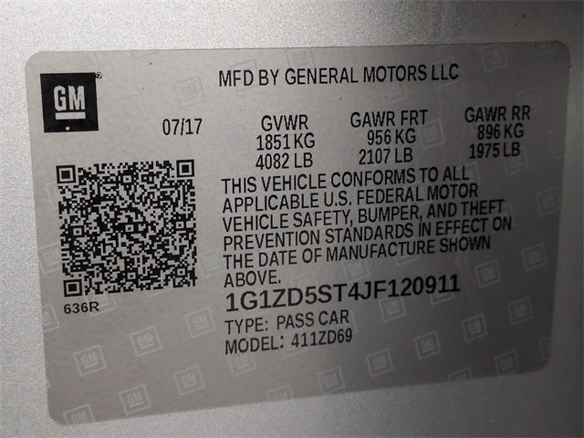 2018 Chevrolet Malibu LT