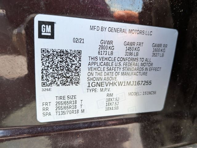 2021 Chevrolet Traverse LT Leather