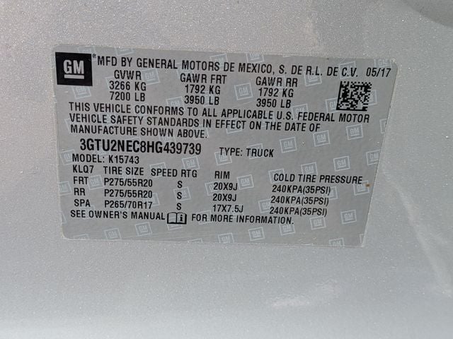 2017 GMC Sierra 1500 SLT