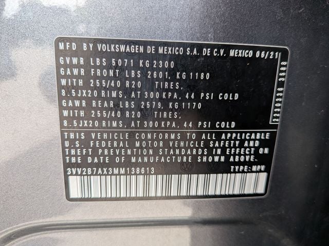 2021 Volkswagen Tiguan 2.0T SE R-Line Black