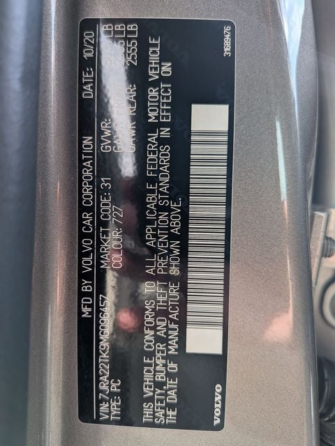 2021 Volvo S60 T6 Momentum