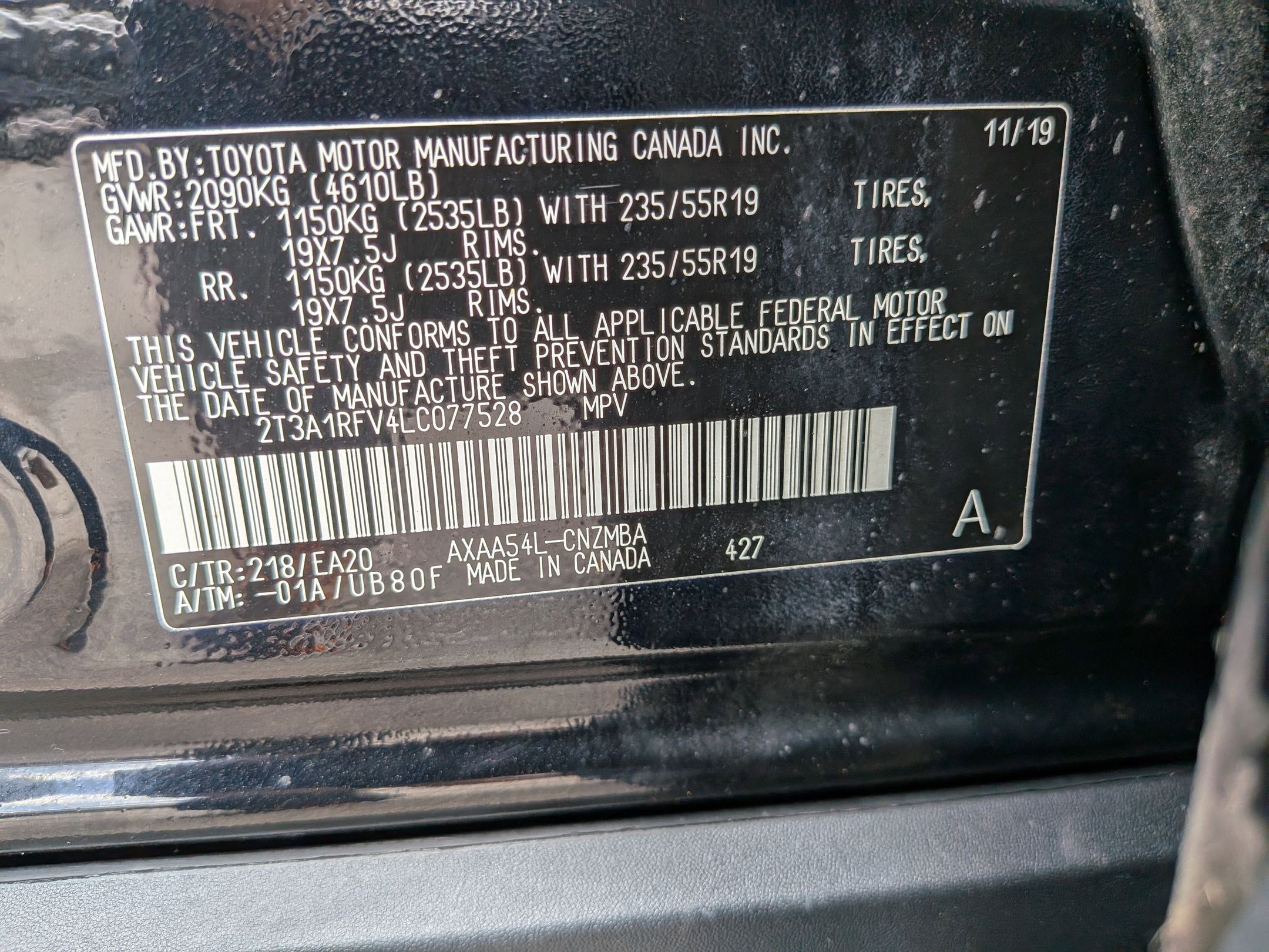 2020 Toyota RAV4 XLE Premium