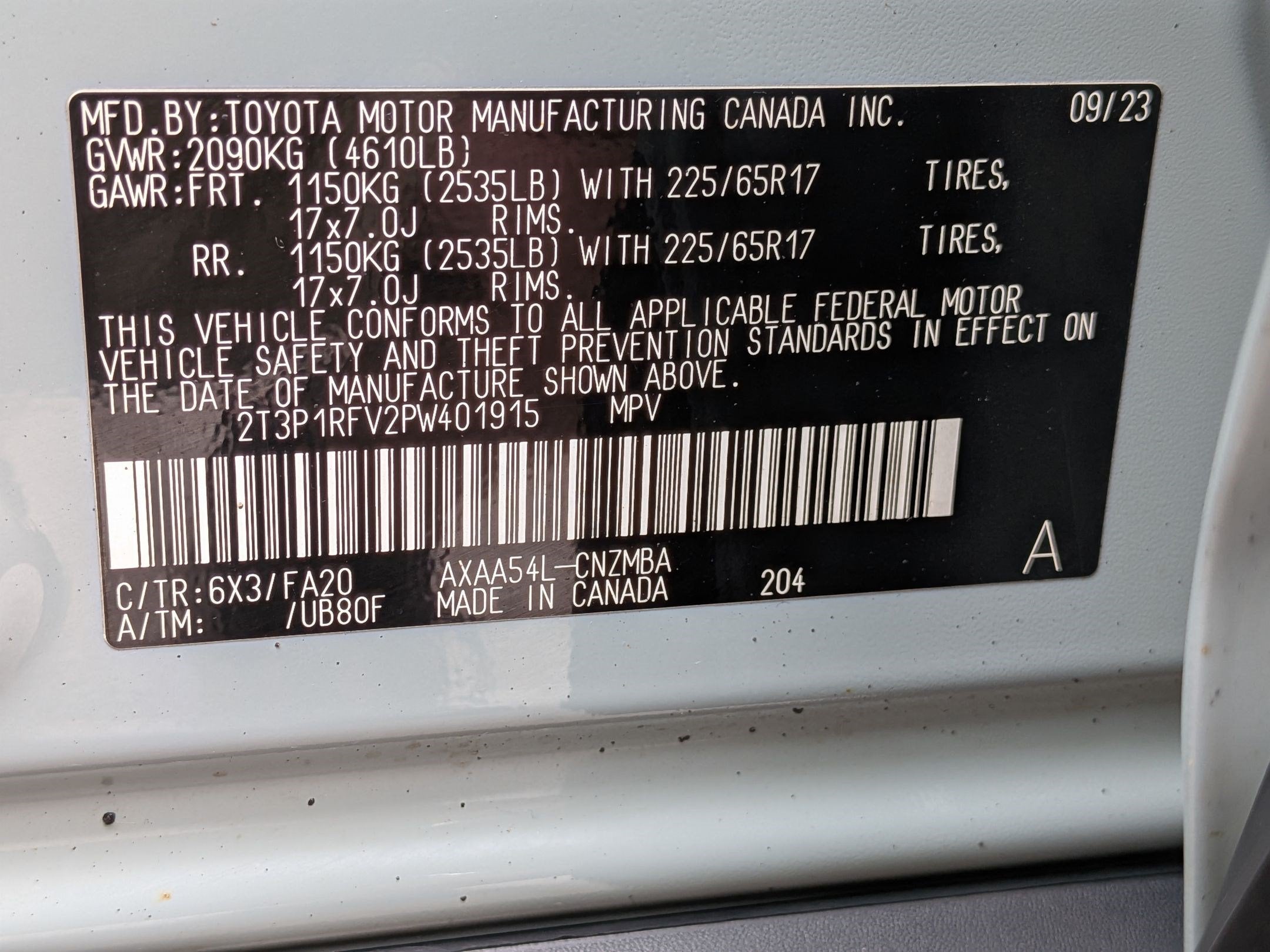 2023 Toyota RAV4 XLE w/ Convenience & Cold Weather Pkg