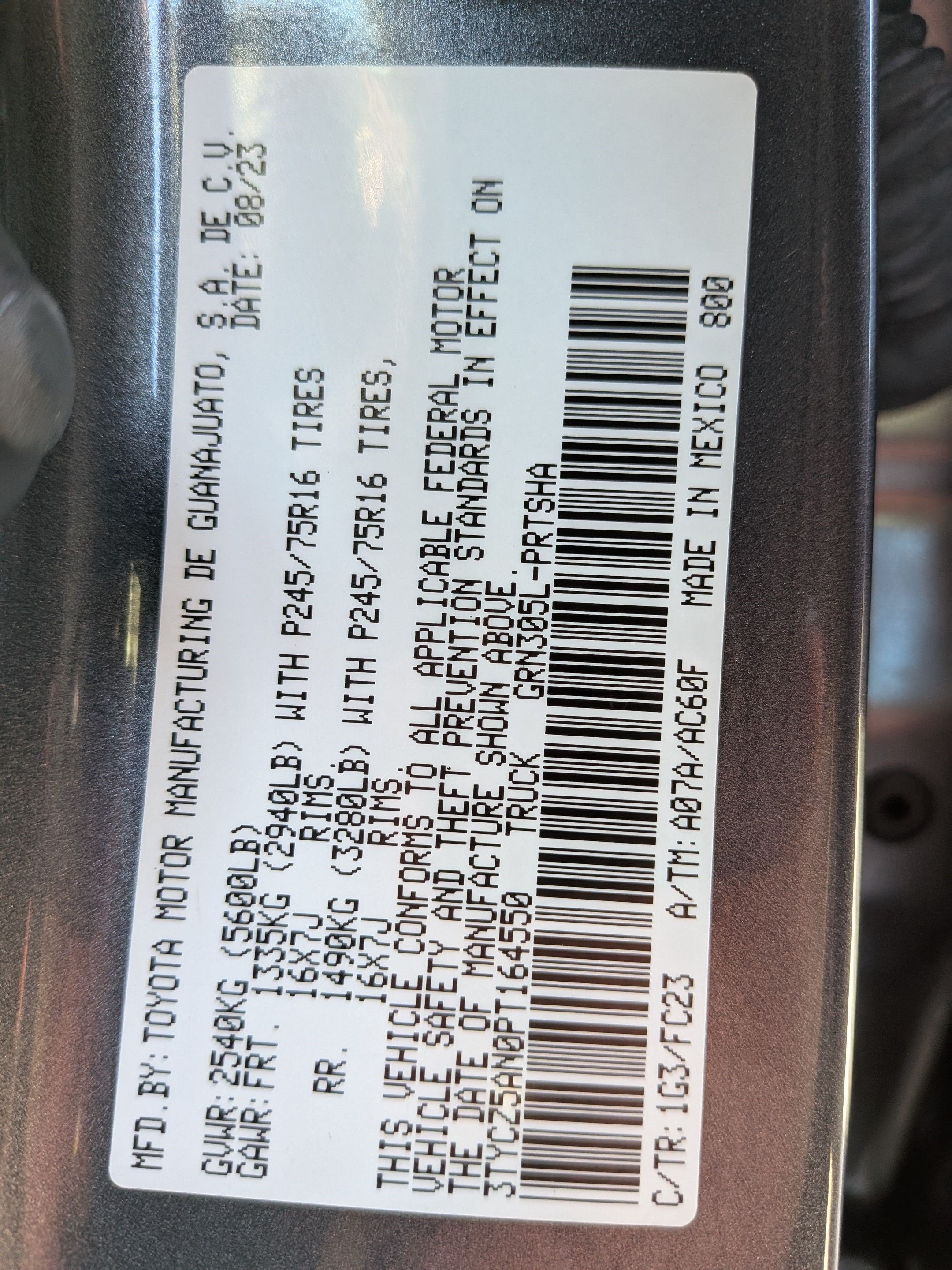 2023 Toyota Tacoma SR5 V6