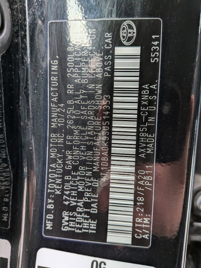 2025 Toyota Camry LE AWD