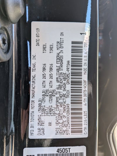 2019 Toyota Tacoma TRD Pro V6