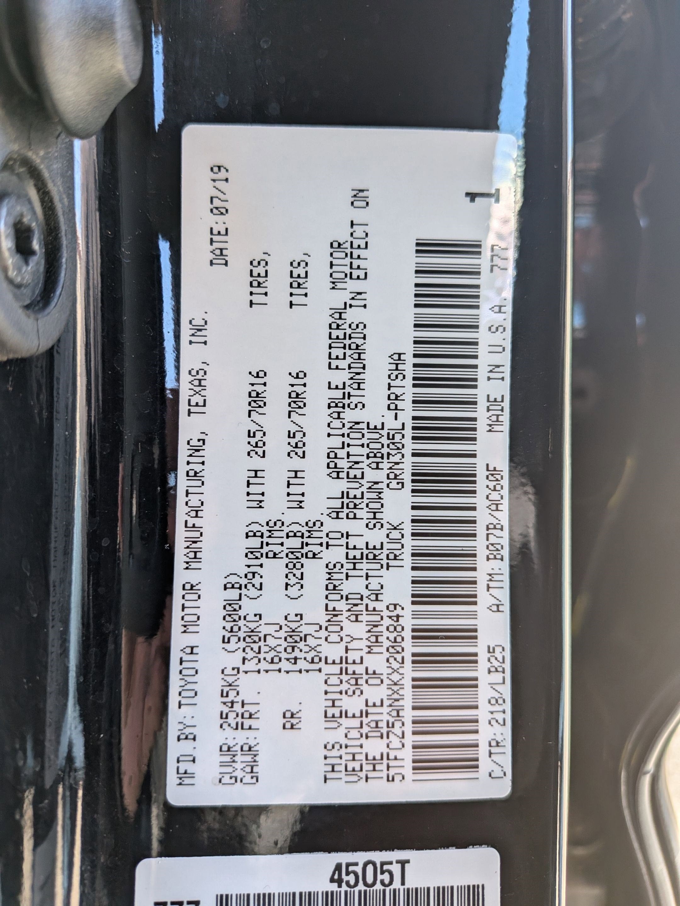 2019 Toyota Tacoma TRD Pro V6