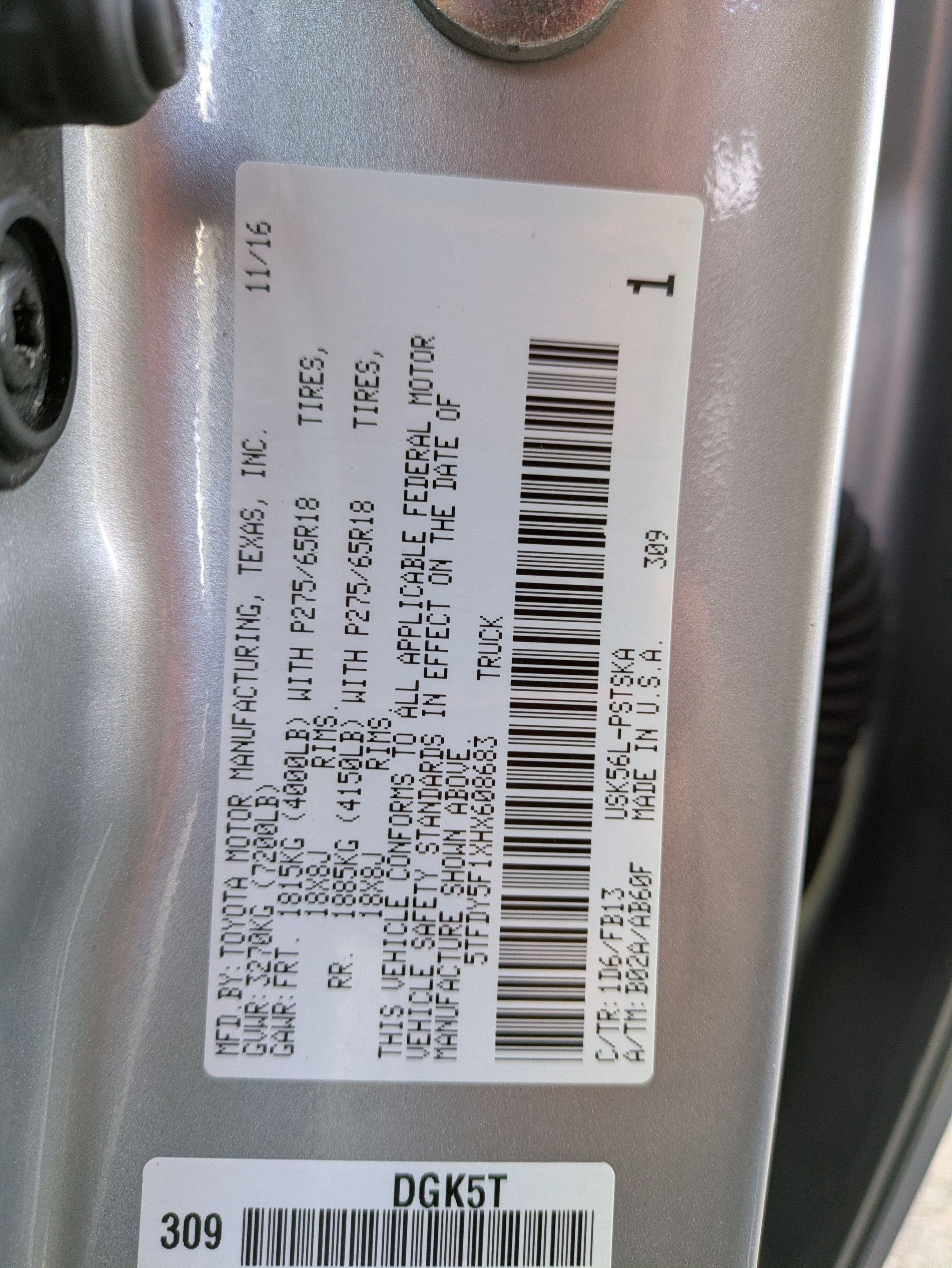 2017 Toyota Tundra SR5