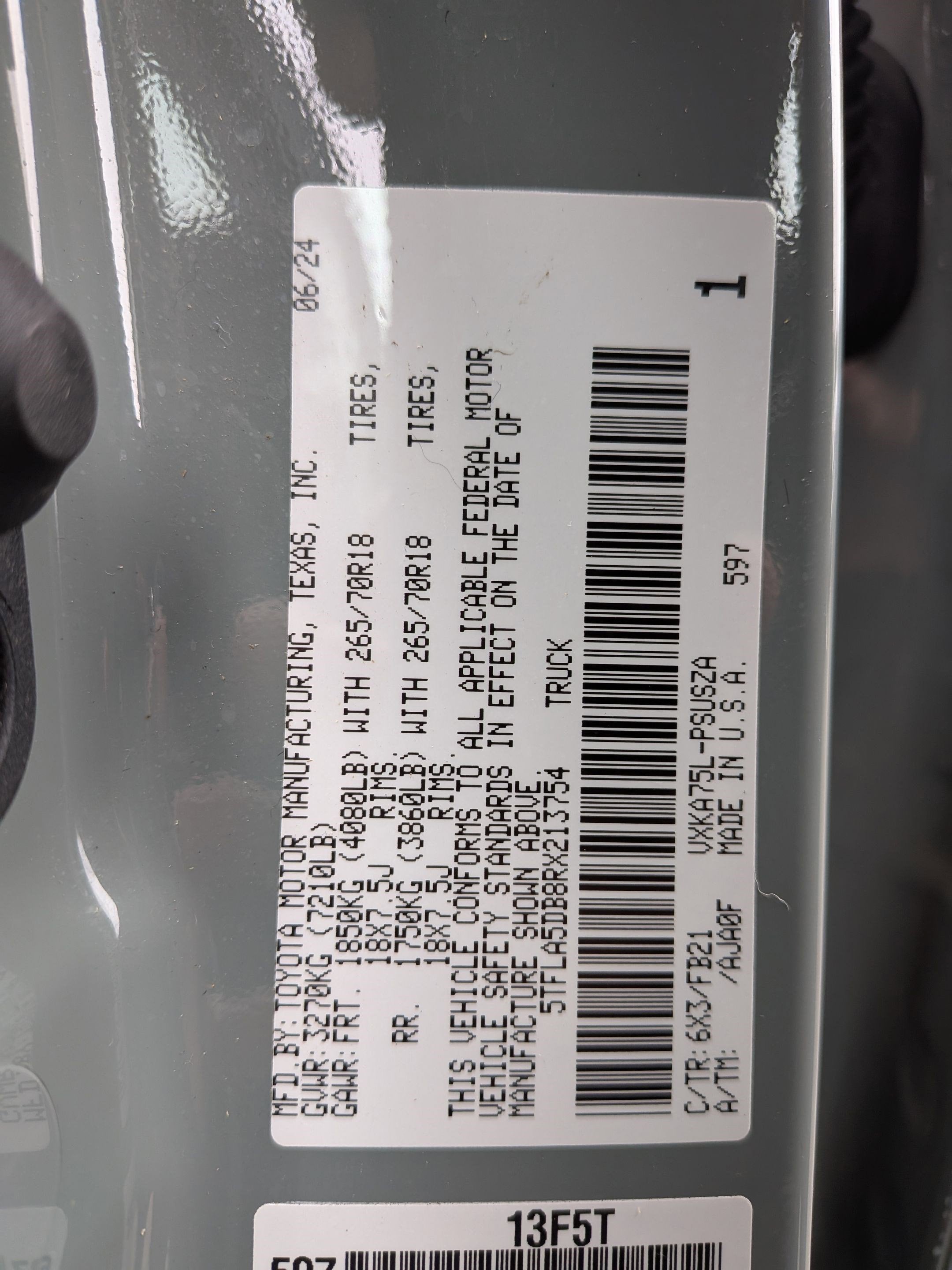 2024 Toyota Tundra SR5 w/ Off Road