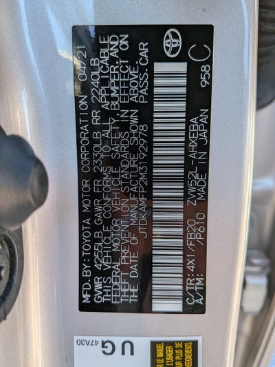 2021 Toyota Prius Prime LE