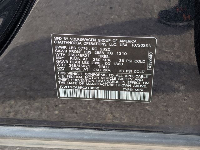 2024 Volkswagen Atlas Cross Sport 2.0T SEL Premium R-Line