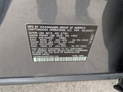 2023 Volkswagen Atlas 3.6L V6 SE w/Technology