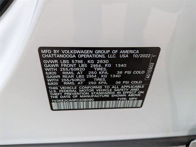 2023 Volkswagen Atlas Cross Sport 3.6L V6 SE w/Technology