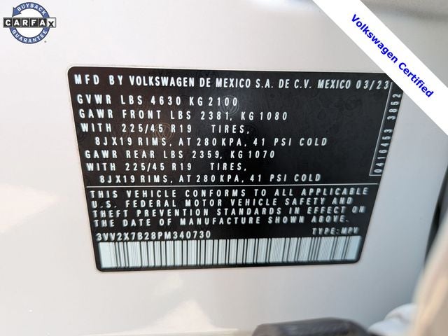 2023 Volkswagen Taos 1.5T SEL
