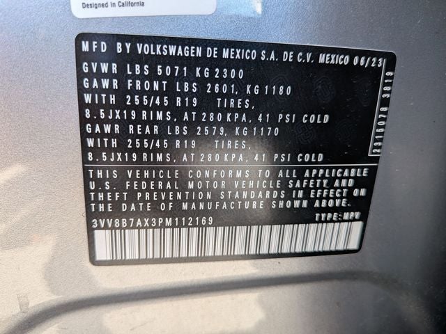 2023 Volkswagen Tiguan 2.0T SE R-Line Black