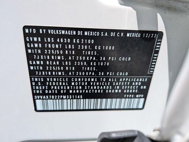 2023 Volkswagen Taos 1.5T S