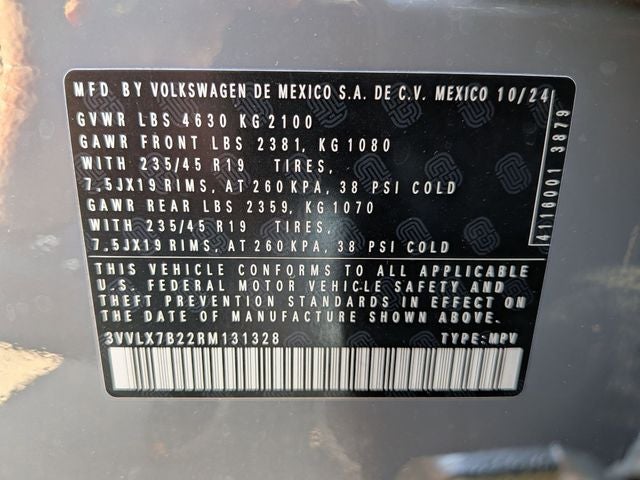 2024 Volkswagen Taos 1.5T SE Black