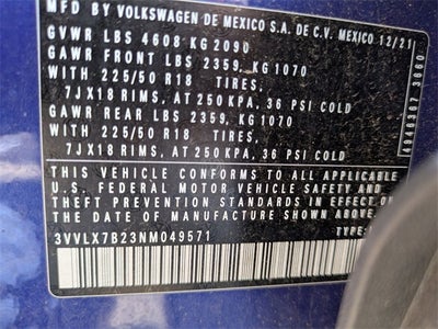 2022 Volkswagen Taos 1.5T SE