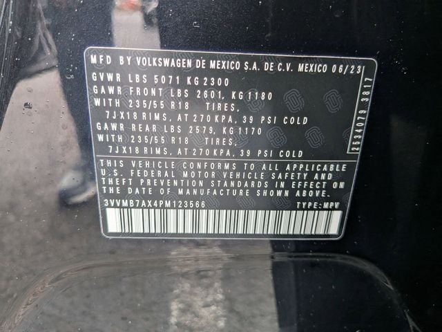 2023 Volkswagen Tiguan 2.0T SE