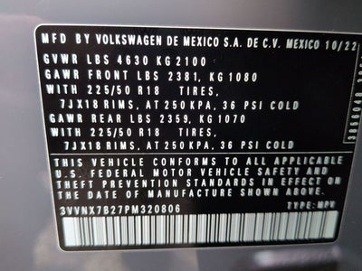 2023 Volkswagen Taos 1.5T SE